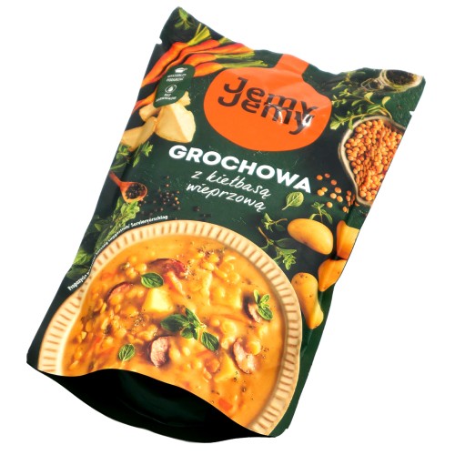 Zupa grochowa z kiełbasą wieprzową JemyJemy 450g